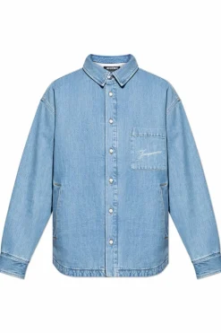 Jacquemus NIEBIESKI Jeansowa kurtka