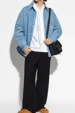 Jacquemus NIEBIESKI Jeansowa kurtka