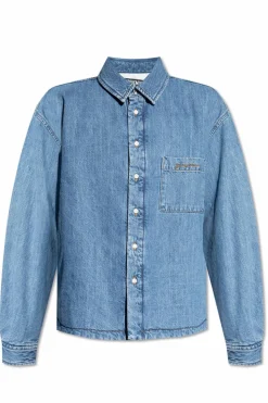 Jacquemus NIEBIESKI Jeansowa koszula