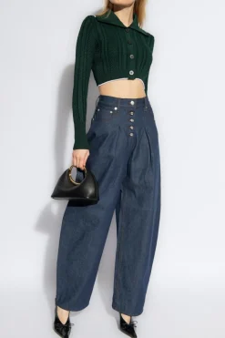 Jacquemus NIEBIESKI Jeansy typu ‘balloon’