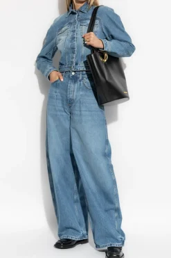 Jacquemus NIEBIESKI Kurtka jeansowa