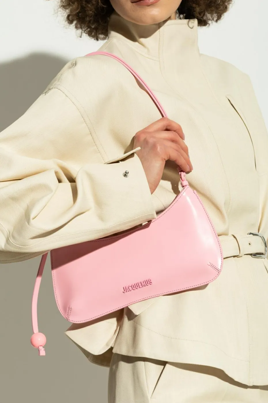 Jacquemus RÓŻOWY Torba na ramię `Le Bisou Perle`