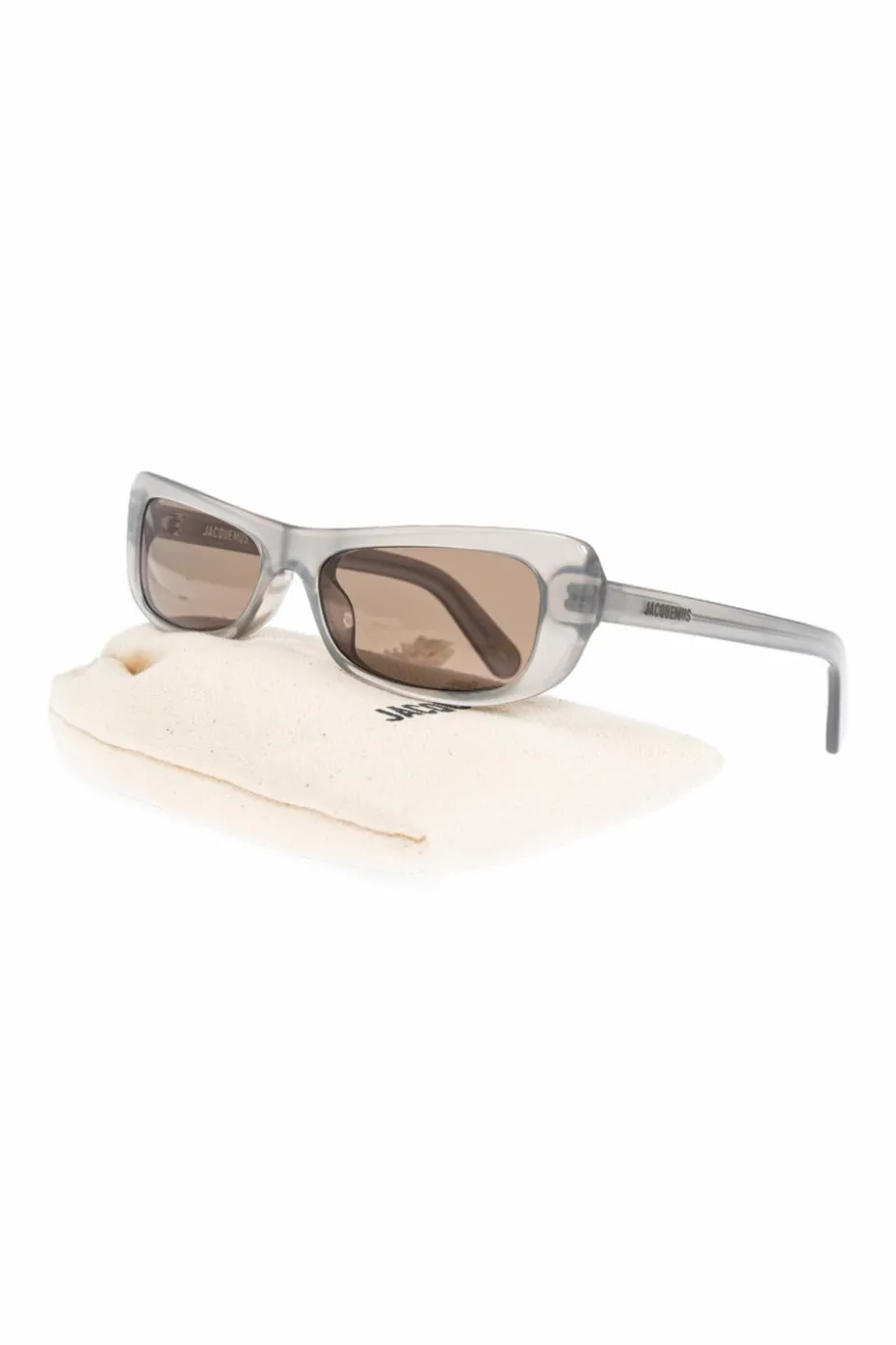 Jacquemus SREBRNY Okulary przeciwsłoneczne