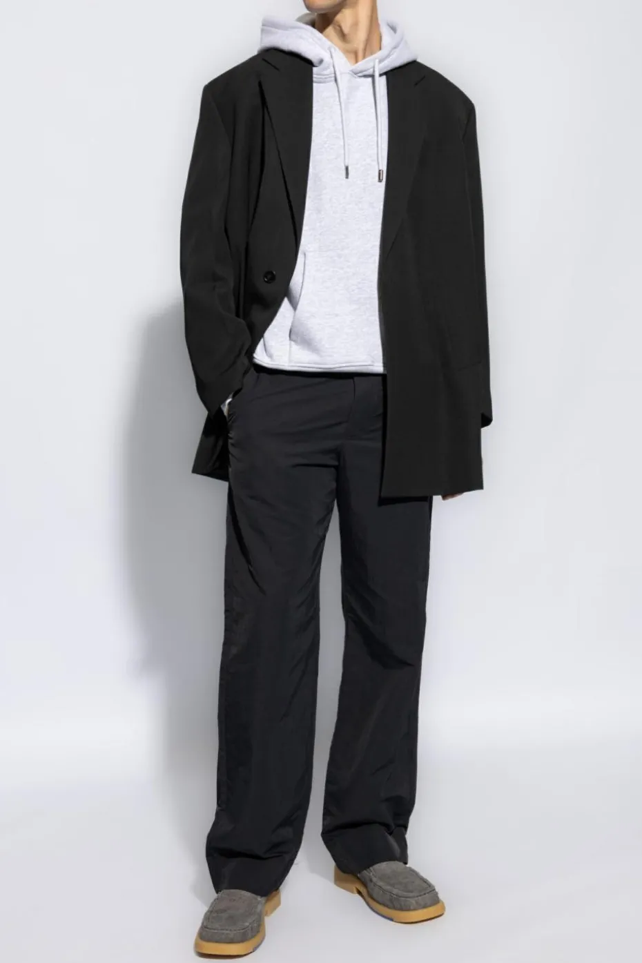 Jacquemus SZARY Bluza z kapturem