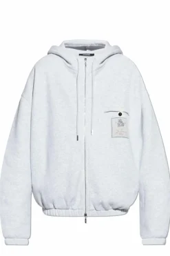Jacquemus SZARY Bluza z kapturem