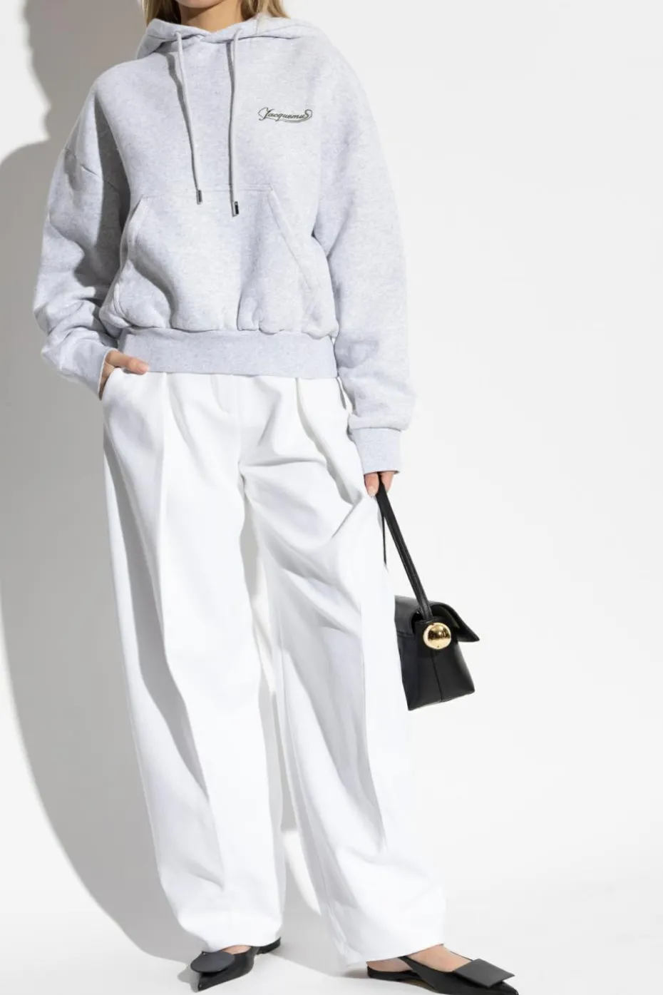 Jacquemus SZARY Bluza z logo