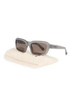 Jacquemus SZARY Okulary przeciwsłoneczne `Marino`