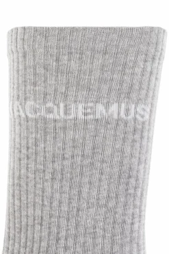 Jacquemus SZARY Skarpety z logo