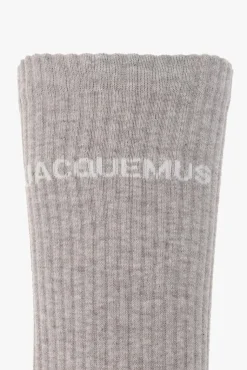Jacquemus SZARY Skarpety z logo