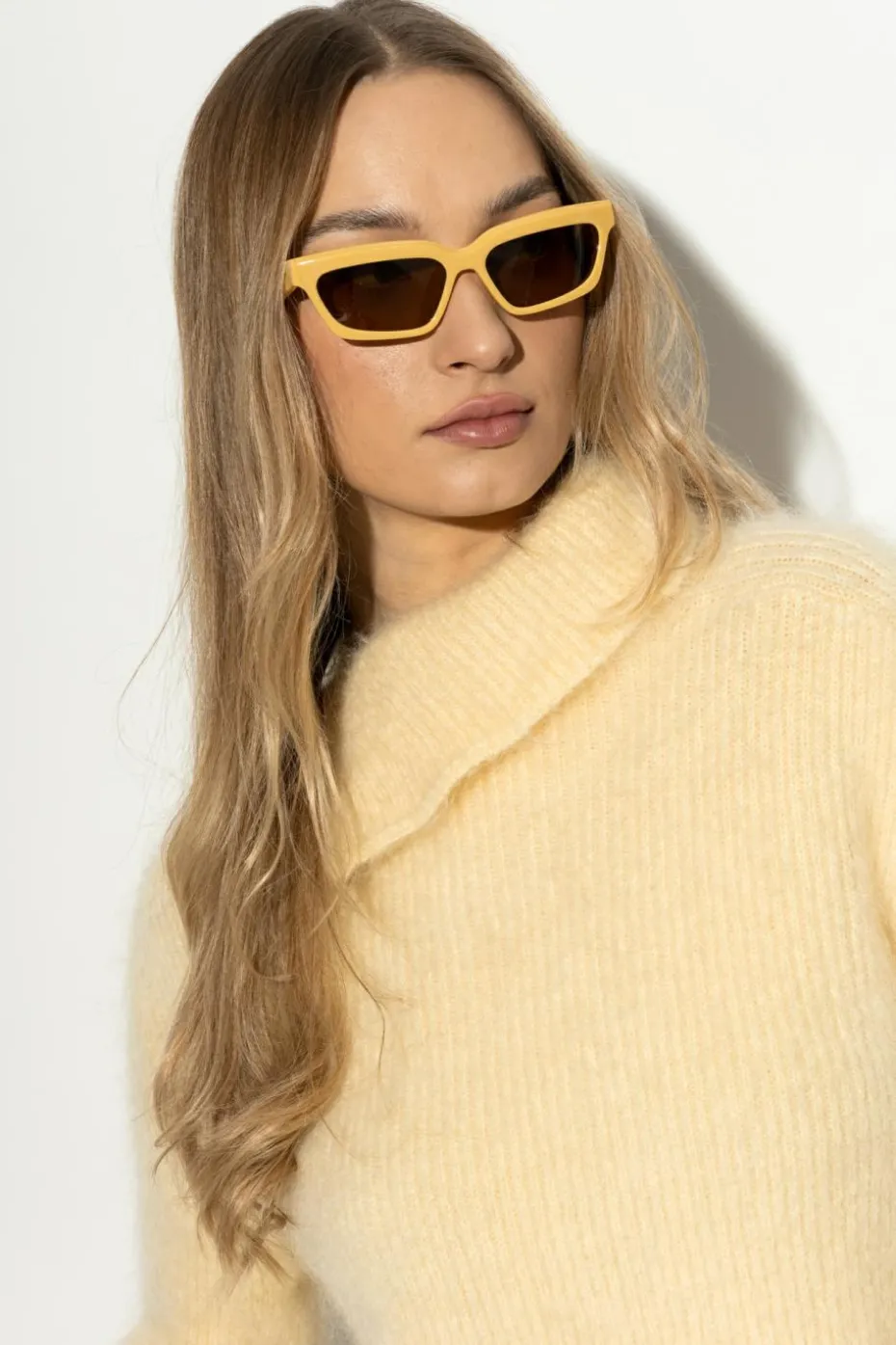 Jacquemus ŻÓŁTY Okulary przeciwsłoneczne `Salon`
