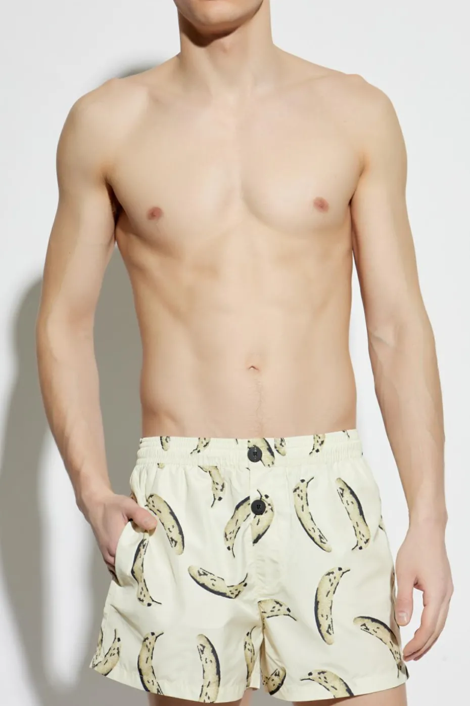 Jacquemus ŻÓŁTY Szorty kąpielowe