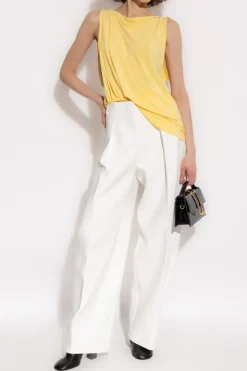 Jacquemus ŻÓŁTY Top bez rękawów