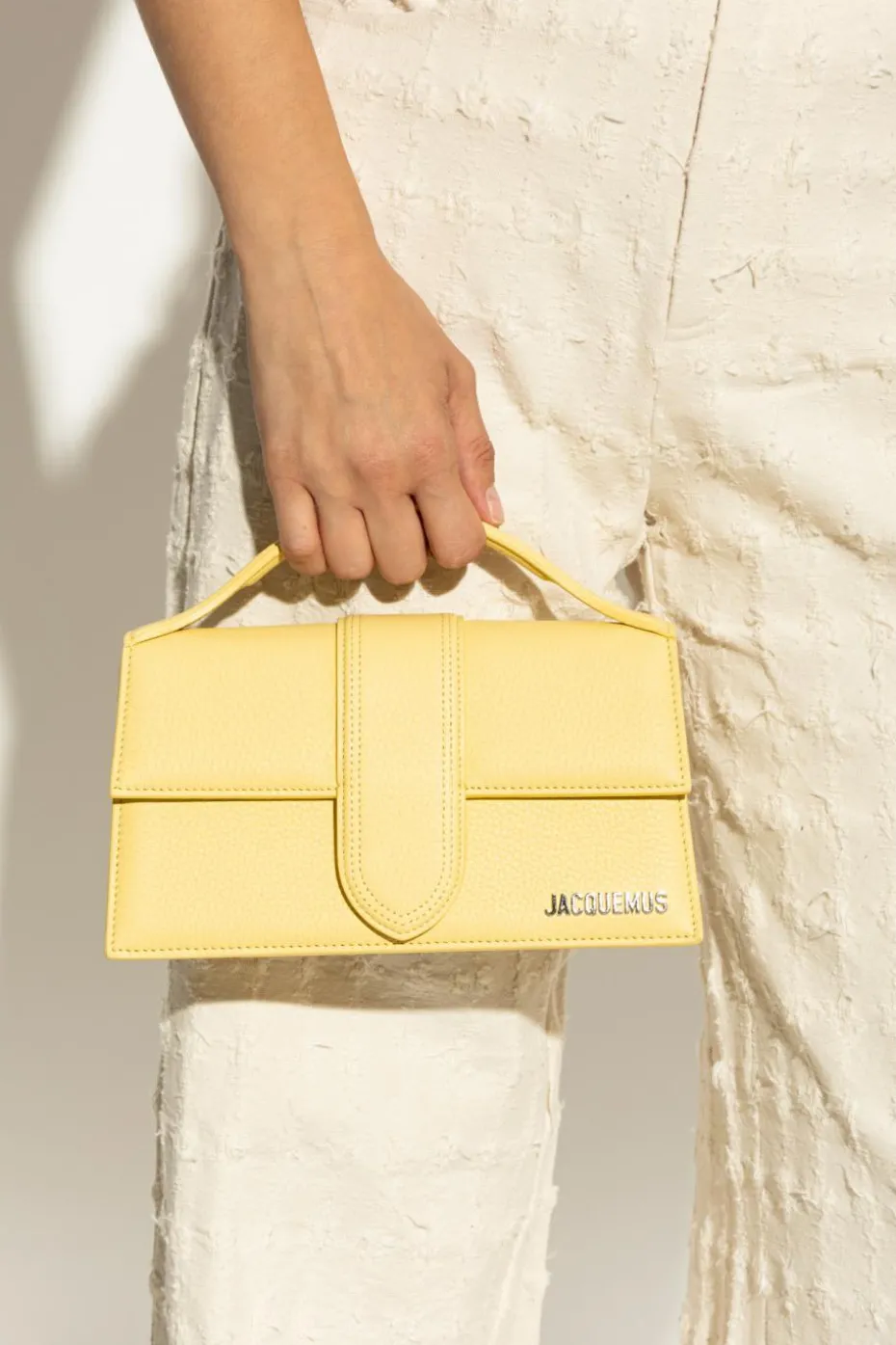 Jacquemus ŻÓŁTY Torba do ręki `Le Grand Bambino`