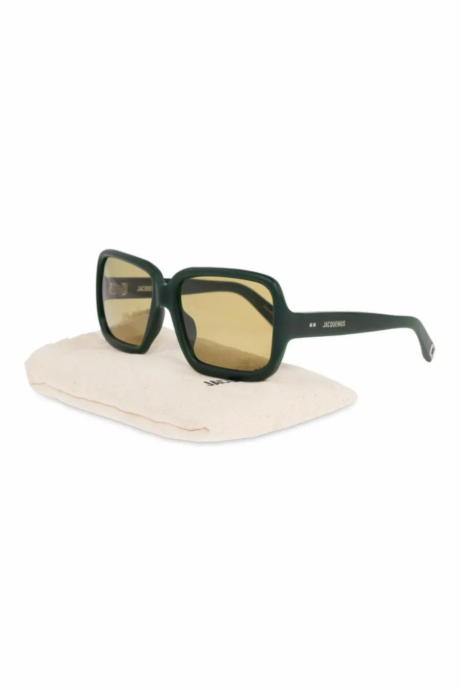 Jacquemus ZIELONY Okulary przeciwsłoneczne `Cabana`