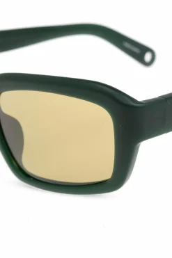 Jacquemus ZIELONY Okulary przeciwsłoneczne