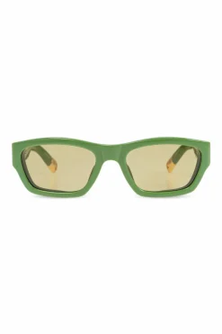 Jacquemus ZIELONY Okulary przeciwsłoneczne