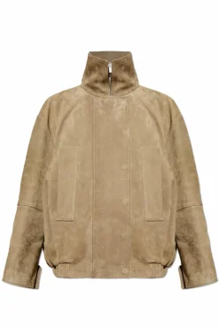 Jacquemus ZIELONY Skórzana kurtka
