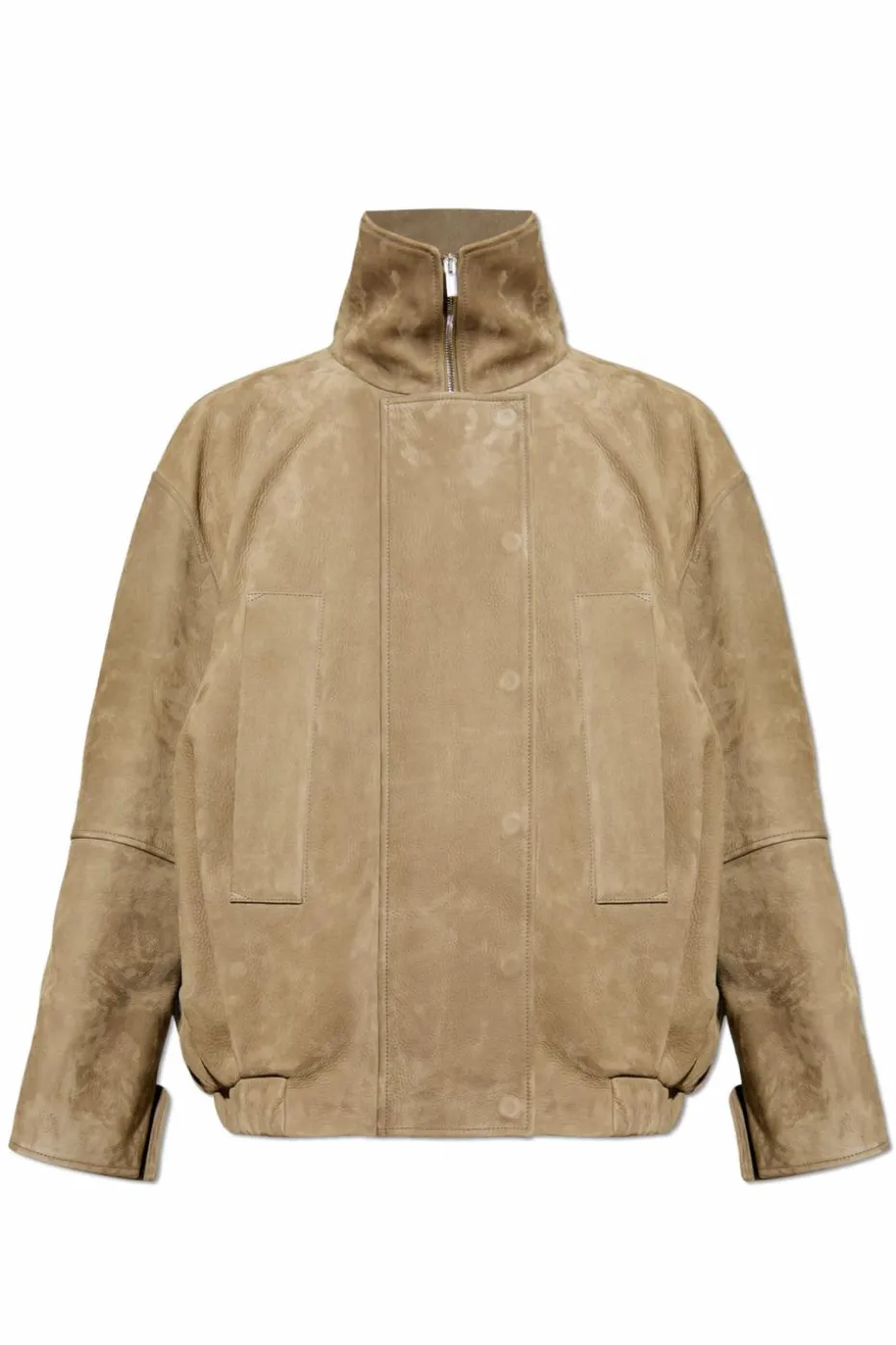 Jacquemus ZIELONY Skórzana kurtka