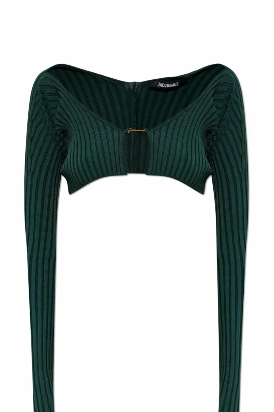 Jacquemus ZIELONY Top z logo