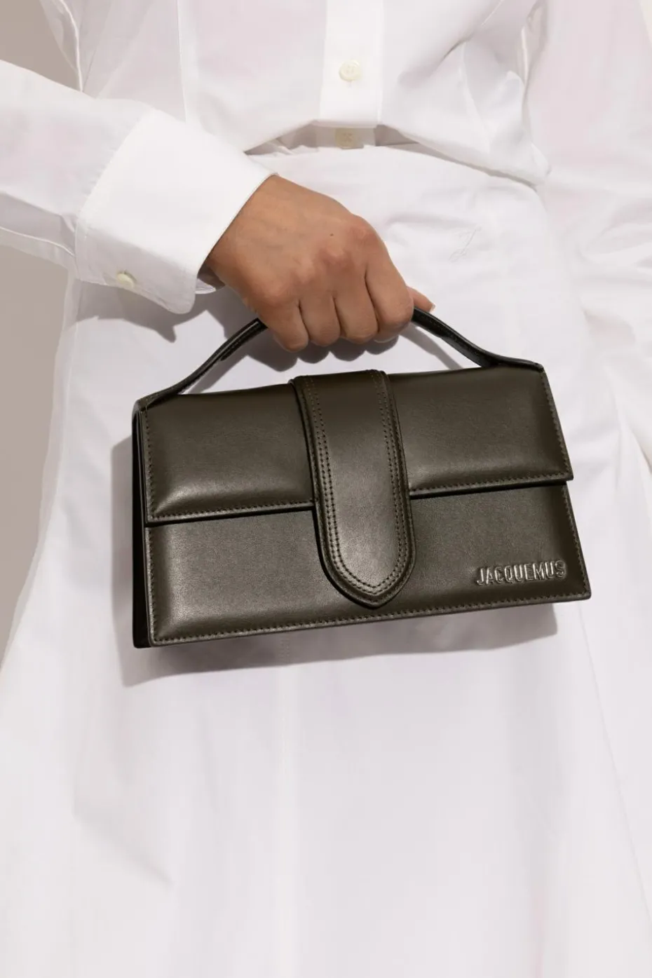 Jacquemus ZIELONY Torba do ręki `Le Grand Bambino`
