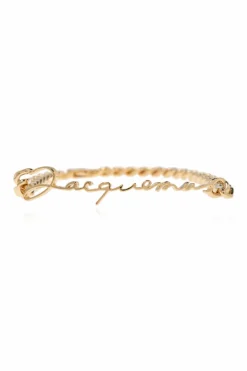 Jacquemus ZŁOTY Bransoleta z logo