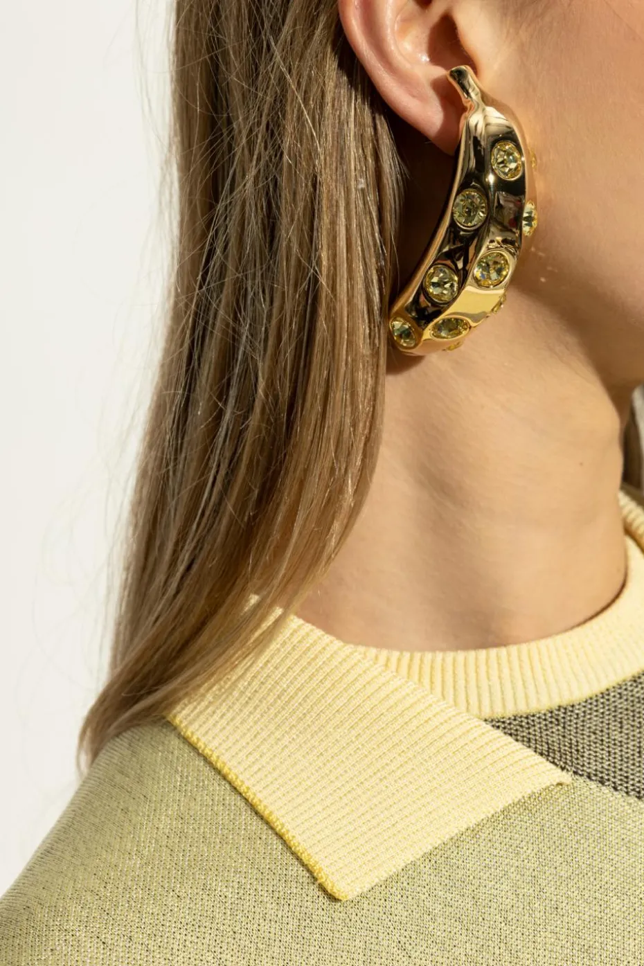 Jacquemus ZŁOTY Kolczyki `Bananes`