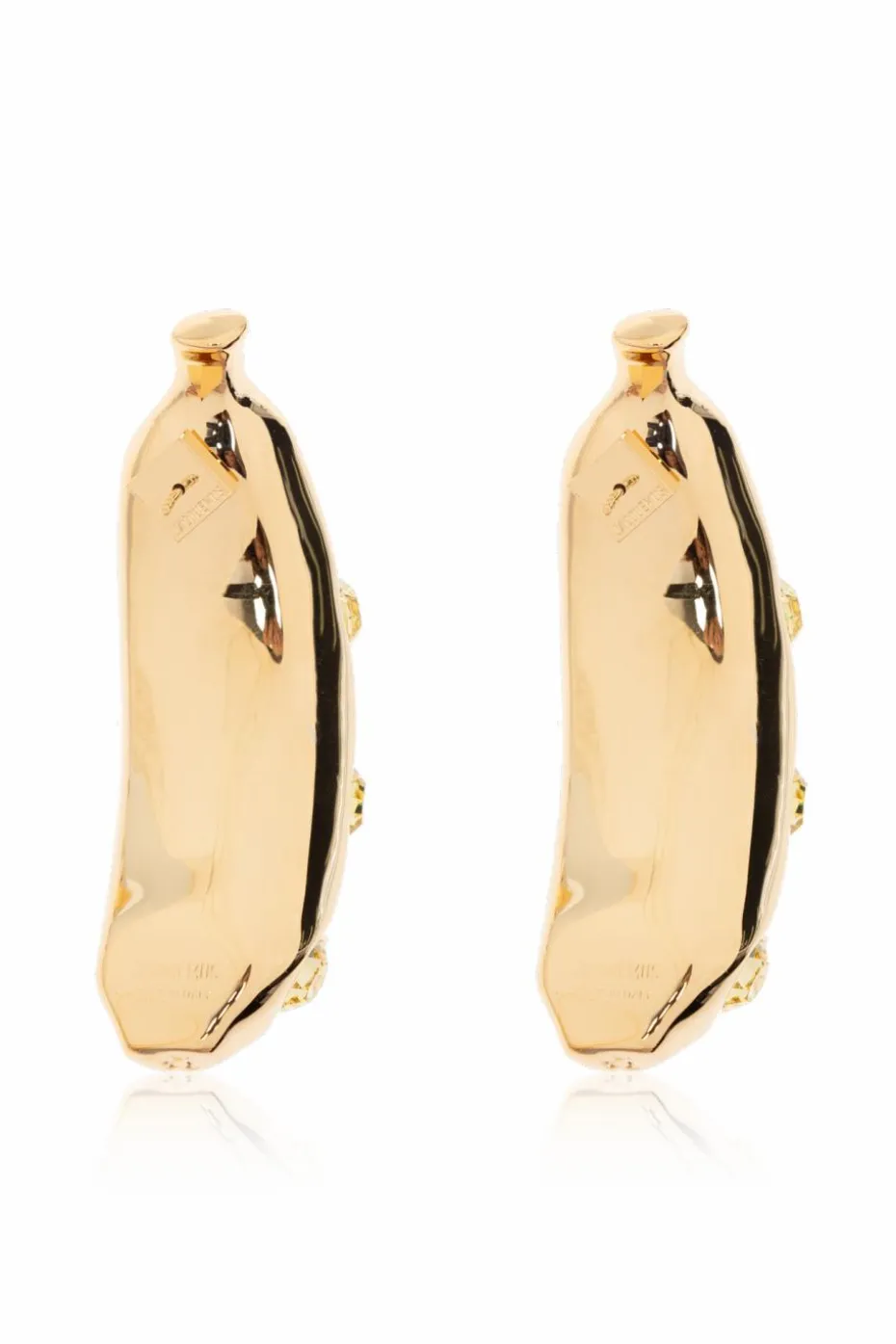 Jacquemus ZŁOTY Kolczyki `Bananes`