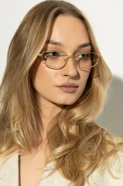 Jacquemus ZŁOTY Okulary korekcyjne