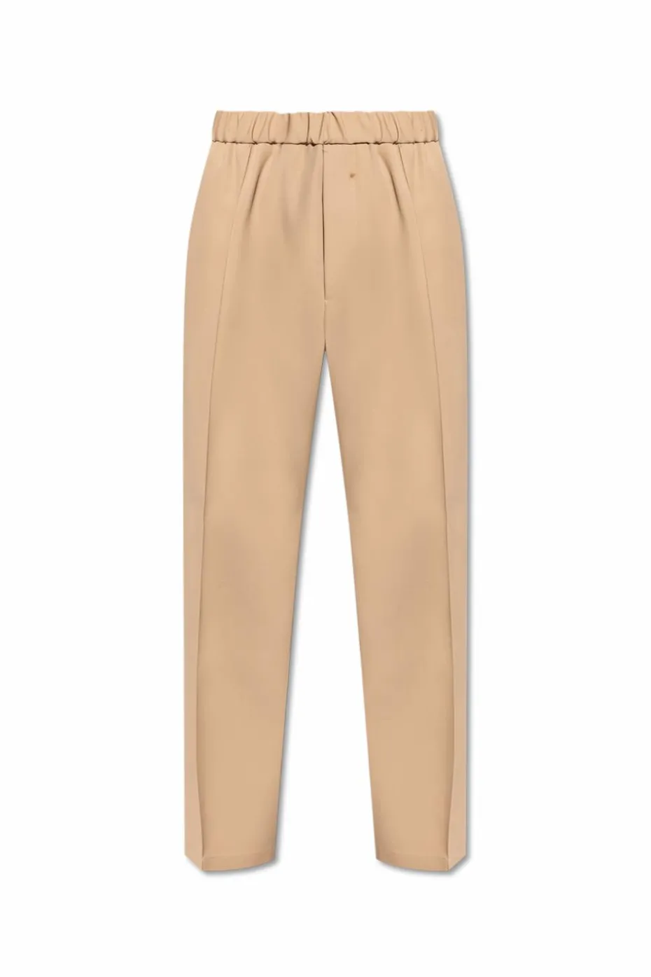 JIL SANDER beżowy Spodnie w kant