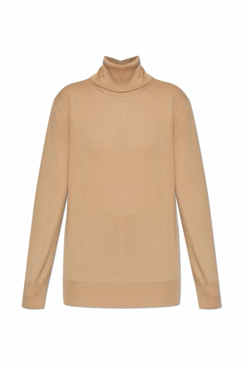 JIL SANDER beżowy Wełniany golf