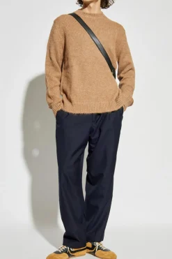 JIL SANDER+ beżowy Wełniany sweter
