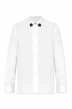 JIL SANDER BIAŁY Bawełniana koszula