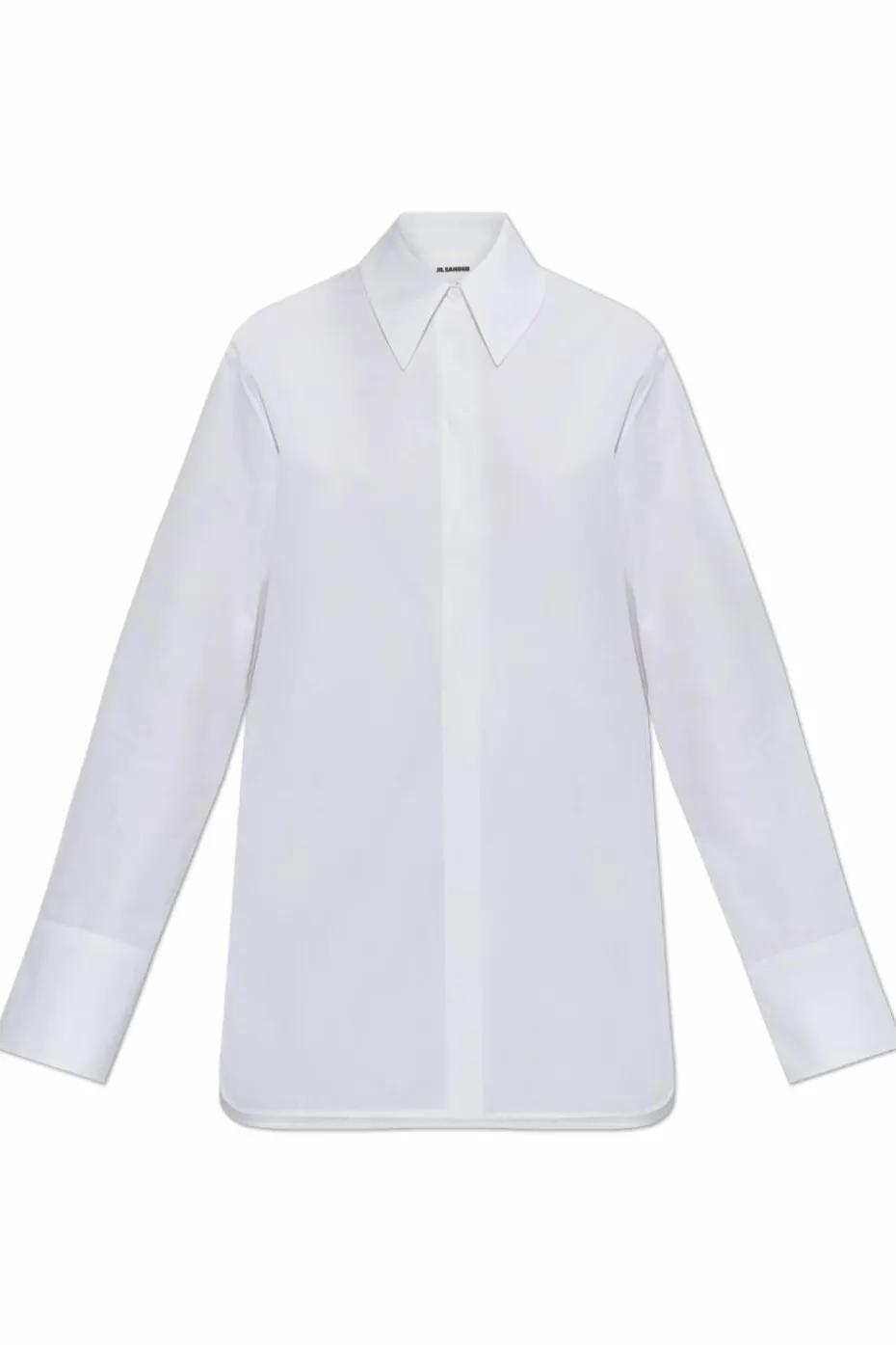 JIL SANDER BIAŁY Bawełniana koszula