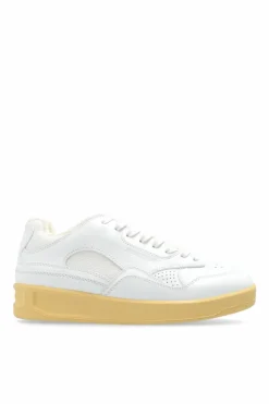 JIL SANDER BIAŁY Buty sportowe z logo