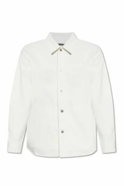 JIL SANDER BIAŁY Jeansowa koszula