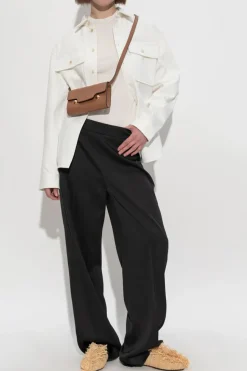 JIL SANDER BIAŁY Koszula jeansowa