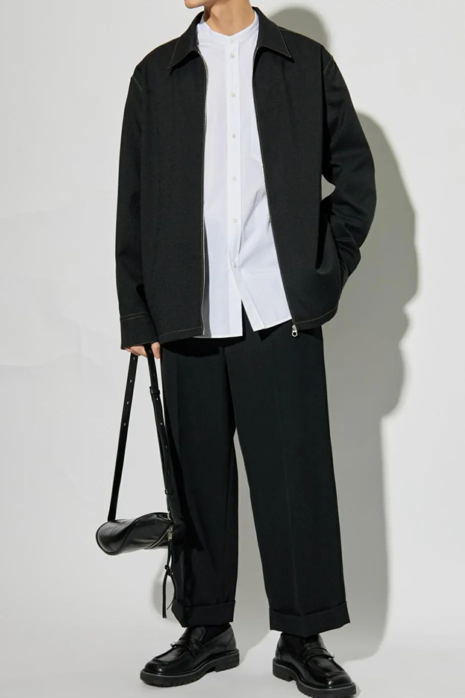 JIL SANDER BIAŁY Koszula z kieszenią