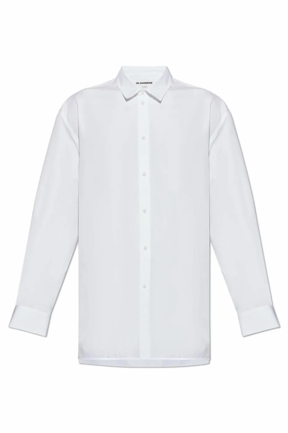 JIL SANDER BIAŁY Koszula z logo