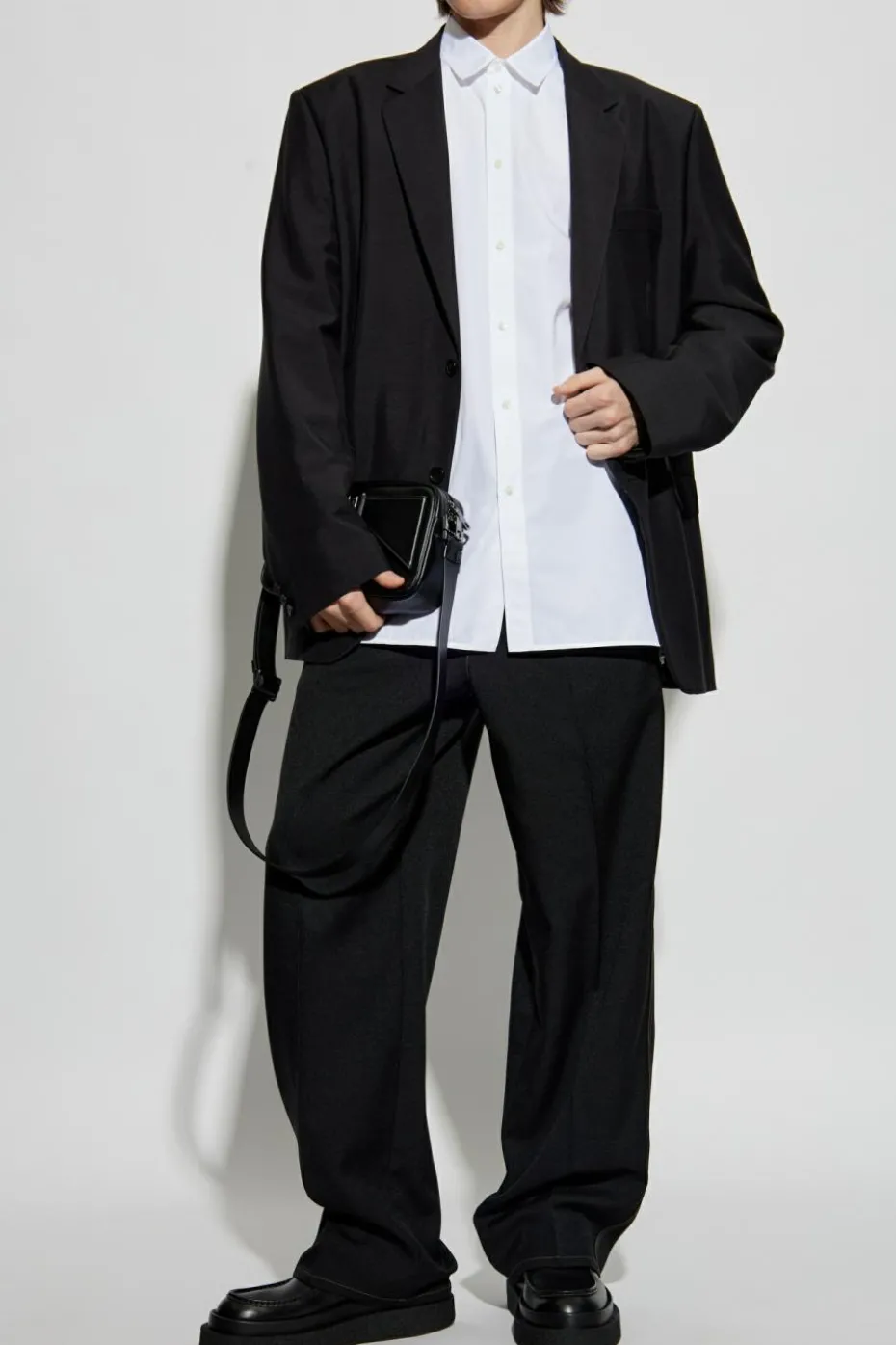 JIL SANDER BIAŁY Koszula z logo