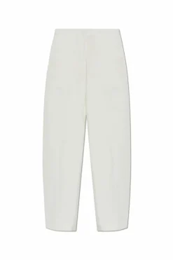 JIL SANDER+ BIAŁY Spodnie z logo