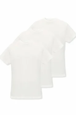 JIL SANDER+ BIAŁY Trójpak t-shirtów