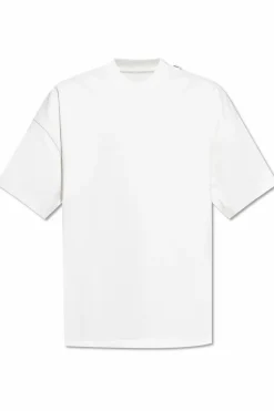 JIL SANDER BIAŁY T-shirt typu `oversize`