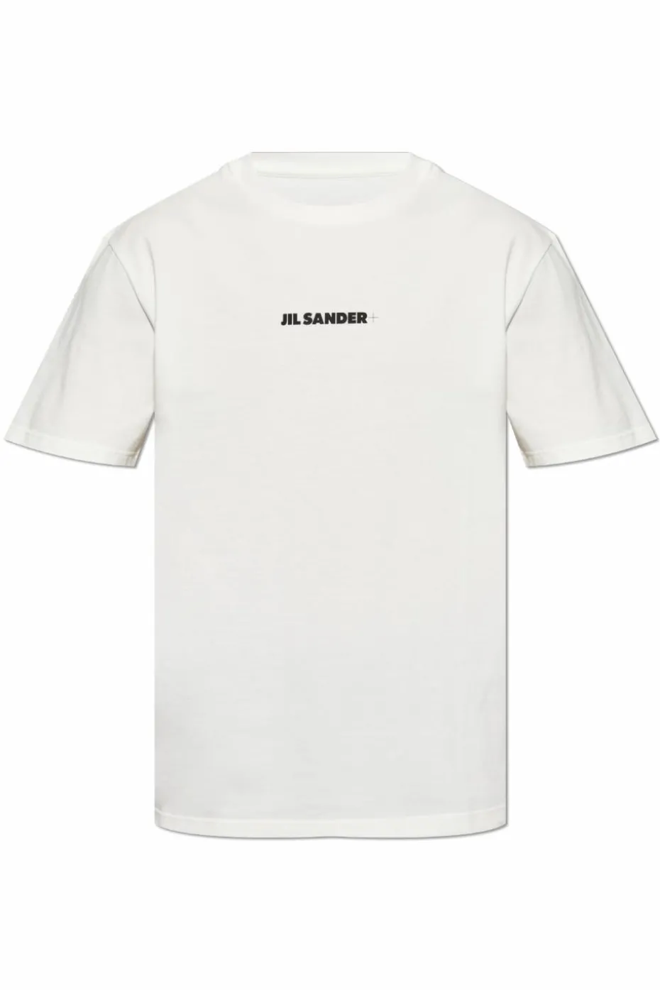 JIL SANDER+ BIAŁY T-shirt z logo