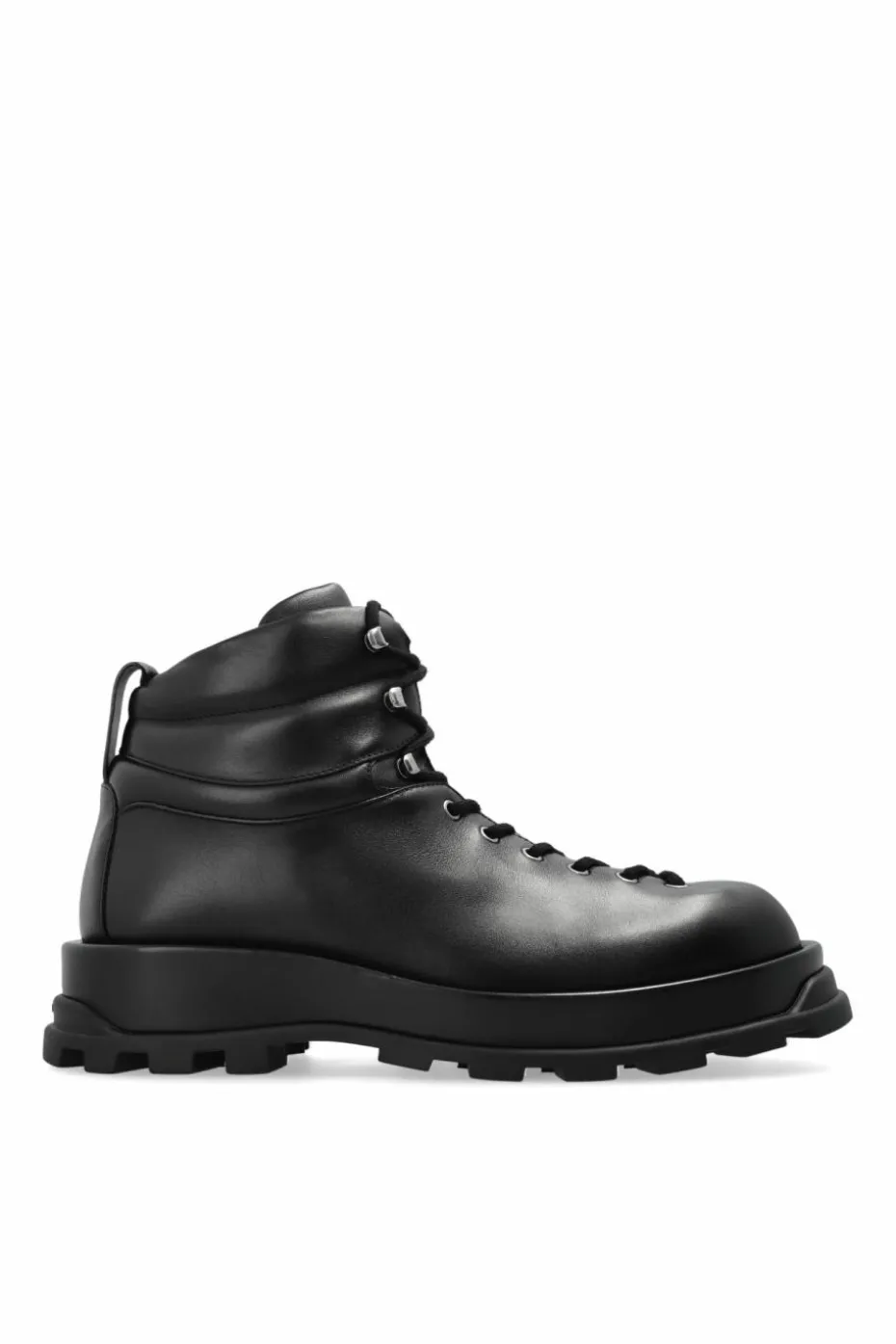 JIL SANDER+ CZARNY Buty za kostkę