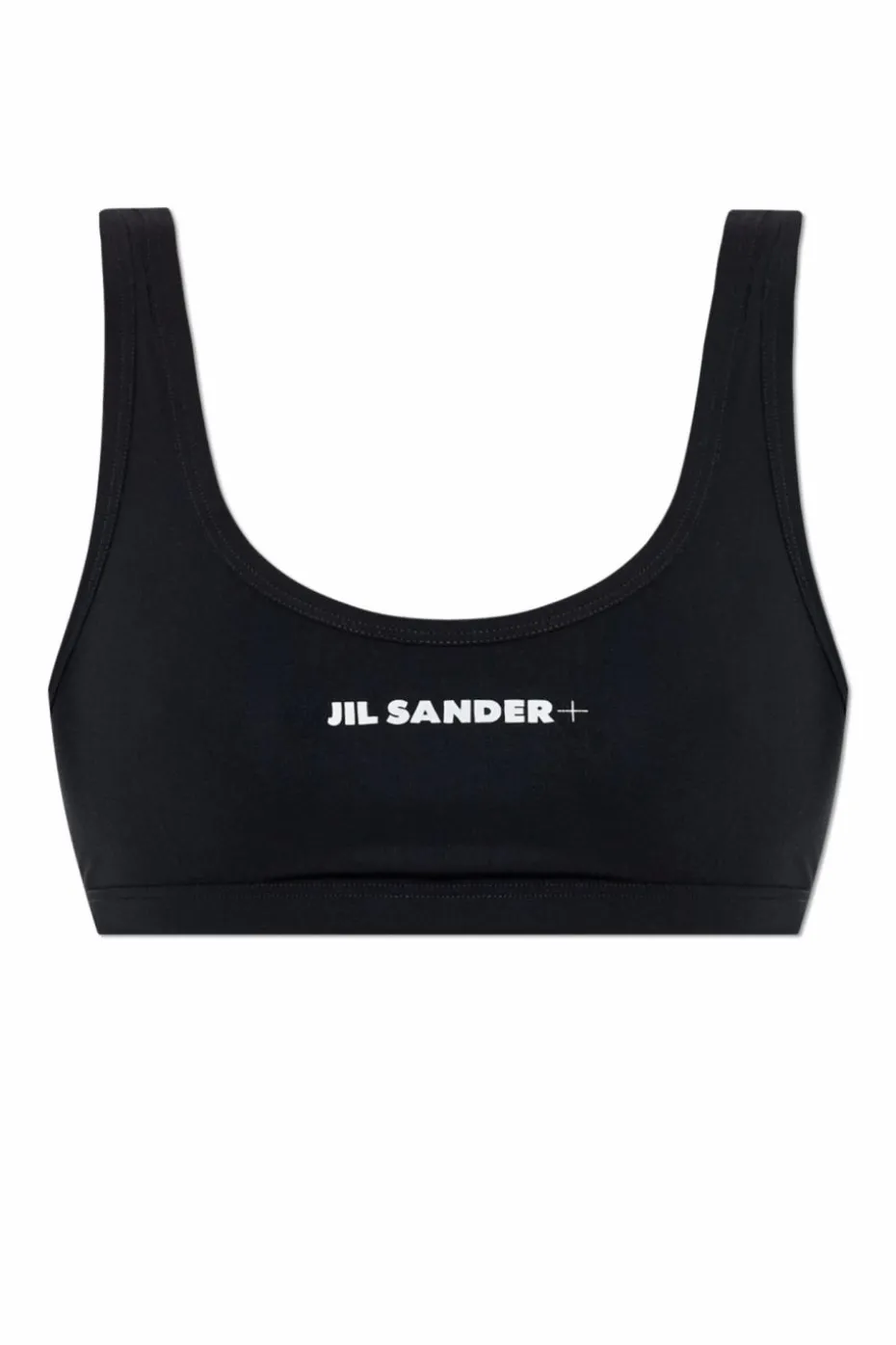 JIL SANDER+ CZARNY Góra od kostiumu kąpielowego