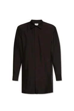JIL SANDER CZARNY Koszula o luźnym kroju ‘Tuesday PM’