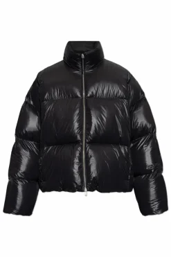 JIL SANDER+ CZARNY Kurtka puchowa