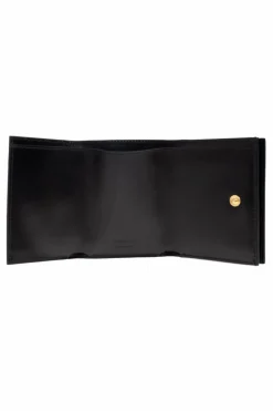JIL SANDER CZARNY Portfel z logo