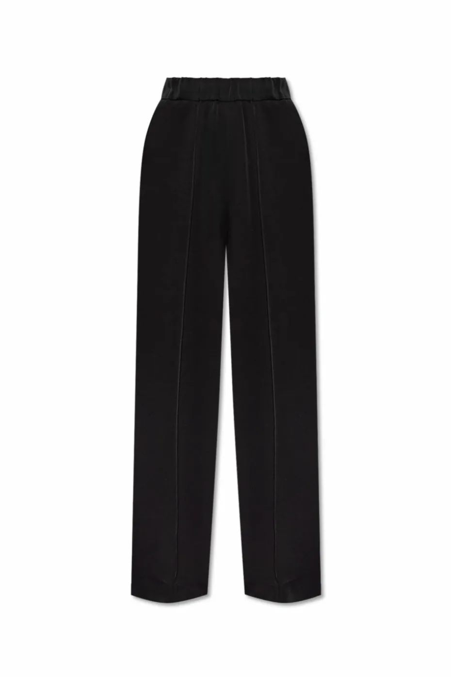 JIL SANDER CZARNY Spodnie w kant