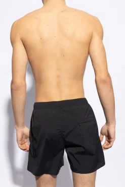 JIL SANDER+ CZARNY Szorty kąpielowe